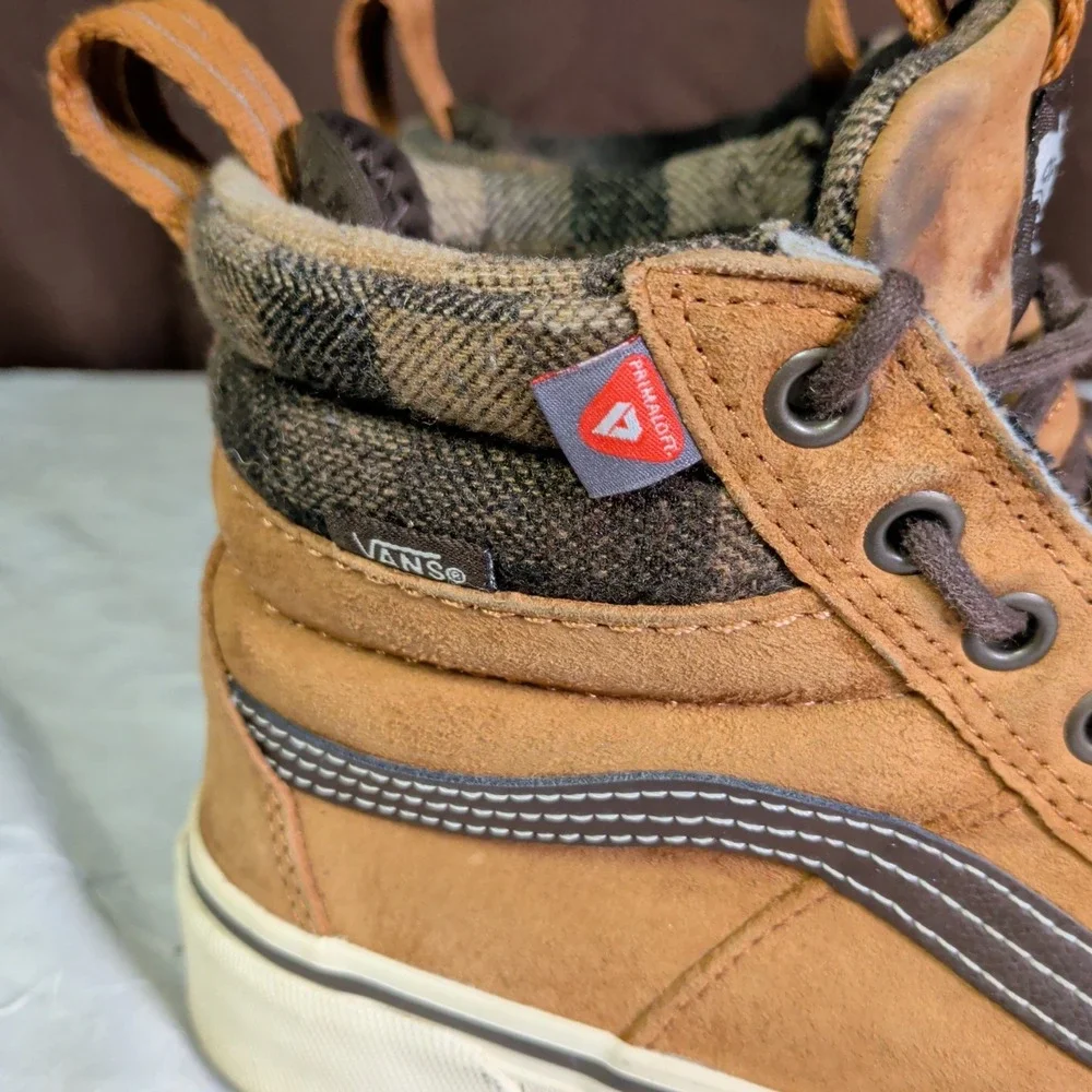 Vans SK8 HI MTE 2.0 DX Shoes Mens Size 9 Sneakers Glazed Ginger Womens 10.5